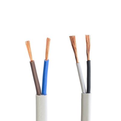 300/300V Κατηγορία VDE Εγκριθείσα 2 πυρήνες 2x16/0.2mm H03VVH2-F Χωρίς οξυγόνο Χαλκό Slim ευέλικτο καλώδιο ρεύματος για LED επίπεδο καλώδιο