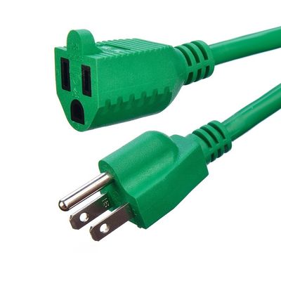 100FT ETL καταχωρημένο SJTW 14/3 Ηλεκτρικό πορτοκαλί καλώδιο επέκτασης με απλή πρίζα NEMA 5-15P έως NEMA 5-15R με προσαρμοσμένο μήκος