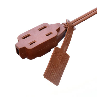 2X16AWG Brown Isolation Protection ETL Plug Power Cord Extension Cord NEMA αρσενικό άκρο Τύπος ETL συμμορφούμενος με το ETL πιστοποιημένο