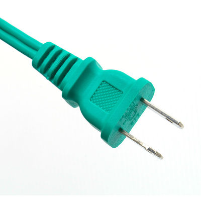 Πράσινο 2 Pin Laptop Plug Power Cord Extension Cord με προστασία από μόνωση