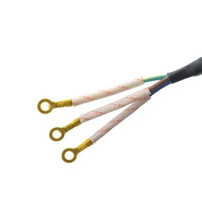 Πιστοποιημένο από την SNI 16A Plug Braided Power Cord Extension Cords for Laptops Καλώδιο προδιαγραφής H03RT-F 3x0.75-1.5MM2 Λευκό