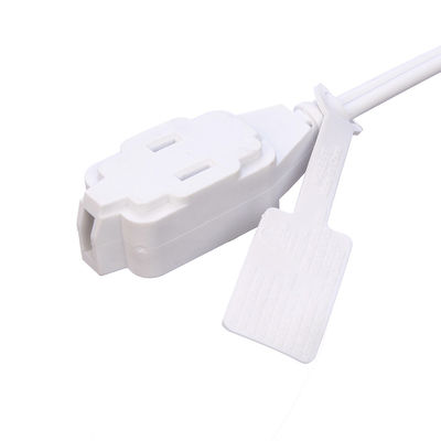 2X16AWG Λευκό 2 Πιν Home Μικροκυμάτων Φούρνο Σημείο Ηλεκτρικό καλώδιο επέκτασης καλωδίων για 125V ονομαστική τάση και υλικό PVC Jacket