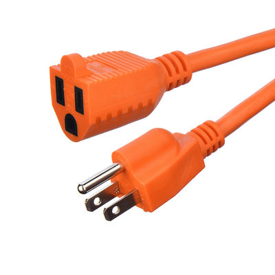 3 Pin 3X16Awg Orange American Standard ETL Heavy Duty Extension Cord για ηλεκτρικό κελύφιο