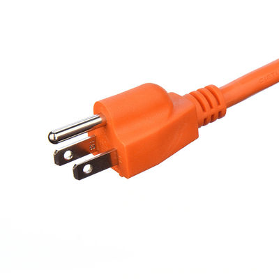 3 Pin 3X16Awg Orange American Standard ETL Heavy Duty Extension Cord για ηλεκτρικό κελύφιο