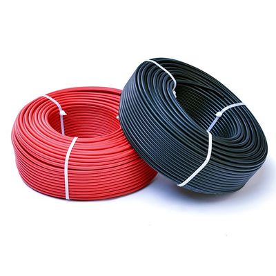 ΔΕΣ 1500V H1Z2Z2-K 1X25MM Κουτιά χαλκού XLPE Jacket Ηλιακό καλώδιο για ηλιακό σύστημα ενέργειας -40C έως 90C Περιοχή θερμοκρασίας