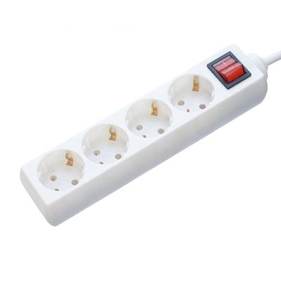 5 Πλακέτα επέκτασης μπάντας 3x1.5mm2x5m VDE Ευέλικτη λωρίδα τροφοδοσίας καλωδίου με προστασία παιδιών και ονομαστικό ρεύμα 10/16A