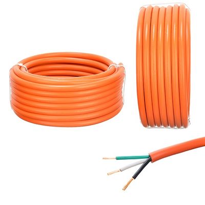 Πορτοκαλί VDE Standard H05VV-F 300/500V Ευέλικτος πολυπυρηνικός αγωγός χαλκού για οικιακές συσκευές