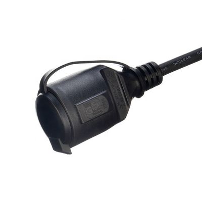 Εξωτερικό καλώδιο επέκτασης Euro 16A/250V ευθεία 3 πιν πλέκτης βαρύ φορτίο με 2 πόλους υδροστεγή πρίζα H07RN-F 3X1.5MM2