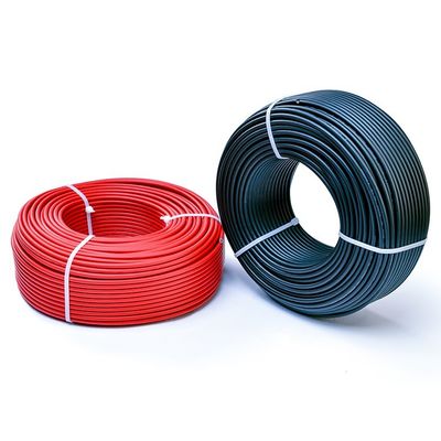 Temperature Range -40C To 90C Solar Energy System DC Cable 4mm and 6mm για ηλιακό πάνελ 6 10 Sq Mm1500V XLPE Jacket