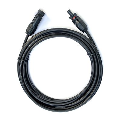 Δίδυμο πυρήνα 4mm 6mm 8mm 10mm DC 1500V ηλιακό καλώδιο για ηλιακό πάνελ 1m 2m 4m μήκος ανταγωνιστικό ανθεκτικό μακροχρόνια
