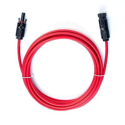 Δίδυμο πυρήνα 4mm 6mm 8mm 10mm DC 1500V ηλιακό καλώδιο για ηλιακό πάνελ 1m 2m 4m μήκος ανταγωνιστικό ανθεκτικό μακροχρόνια