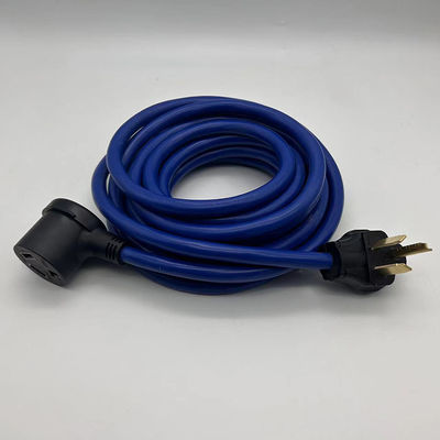 20A 110V Ηλεκτρικό καλώδιο και Wre επέκτασης 50 Amp Rv Extension Cord Heavy Duty Nema 3 Pin 10-50P Plug STJW 3/14 3/12 3/10 AWG 10-50