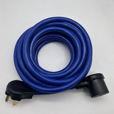 20A 110V Ηλεκτρικό καλώδιο και Wre επέκτασης 50 Amp Rv Extension Cord Heavy Duty Nema 3 Pin 10-50P Plug STJW 3/14 3/12 3/10 AWG 10-50