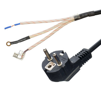 Προσαρμογή για την Ινδονησία SNI Power Cord Extension Cord 1.8M/ OEM End Treatment Heat Shrink Tube και Glass Fiber Tube