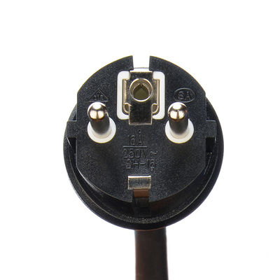 Χωρισμός από καουτσούκ H07RN-F Schuko Plug AC καλώδιο ισχύος για Betteri BC01 IP68 σύνδεσμος και ηλιακό πάνελ μετατροπέα