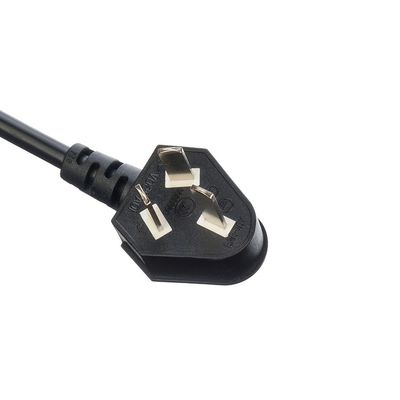 CCC Standard 3 Pin Laptop Power Cord Ac Αυστραλία Καλώδιο ρεύματος H05vv-f Au Ac Καλώδιο ρεύματος 16A 250V Προσαρμοσμένο μαύρο