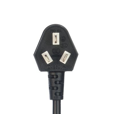 CCC Standard 3 Pin Laptop Power Cord Ac Αυστραλία Καλώδιο ρεύματος H05vv-f Au Ac Καλώδιο ρεύματος 16A 250V Προσαρμοσμένο μαύρο