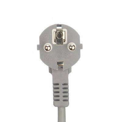 16A Plug VDE H05vv-f 3g1.0mm2 Σύρμα απογυμνωμένο με ανοιχτό άκρο Προσαρμοσμένο AC Ηλεκτρονικό ρεύμα Euro Cord Καλύτερο καλωσόρισμα