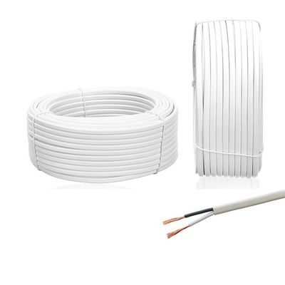 2 πυρήνες 2x0.5mm2 VDE H03VVH2-F PVC Jacket Low Voltage καλώδιο ηλεκτρικής ενέργειας για το σπίτι μονωμένο χωρίς οξυγόνο θέρμανση χαλκού καλωδίου