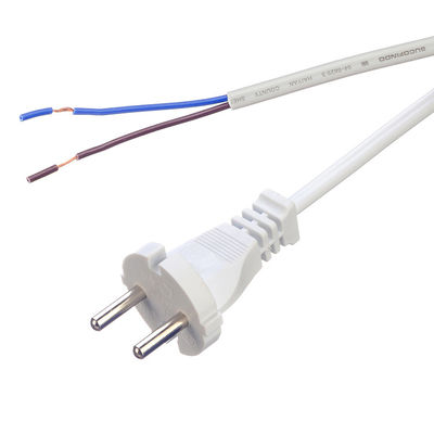 1.8M SNI 2 Pin Prong Eu Cable Σωλήνας τροφοδοσίας ηλεκτρικού ρεύματος για το κτίριο