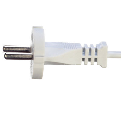1.8M SNI 2 Pin Prong Eu Cable Σωλήνας τροφοδοσίας ηλεκτρικού ρεύματος για το κτίριο