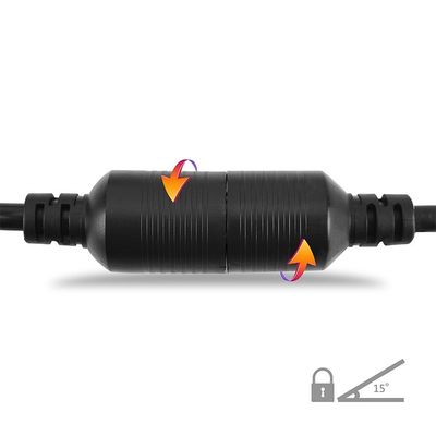 Σύρμα γεννήτριας 20A 125V 10FT ETL L5-20P έως L5-20R Κλειδωτικό καλώδιο ρεύματος SJTW 10AWG 3 πόρτες USB τύπου C 0