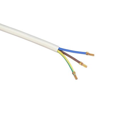 IMQ Standard 3 Pin Angled 16A Ιταλία Λευκά καλώδια ηλεκτρικής ενέργειας H05VV-F 3x0.75MM2 με κλειστό τερματικό από την Trusted