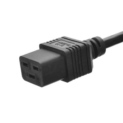 Εμπορική πρίζα εναλλασσόμενου ρεύματος IEC60320 C19 Σύνδεσμος 3 πινών Γραμμή μολύβδου λωρίδας Σύρματος τροφοδοσίας UK BS Standard 3 Prong Supply IEC καλώδιο