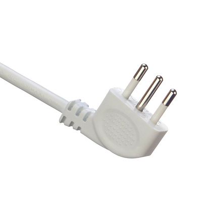 IMQ Standard 3 Pin Angled 16A Ιταλία Λευκά καλώδια ηλεκτρικής ενέργειας H05VV-F 3x0.75MM2 με κλειστό τερματικό από την Trusted