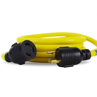 ETL καταχωρισμένο 3 άκρων 30 Amp γεννήτρια καλώδιο 25 πόδια βαρύ φορτίο NEMA L5-30P/L5-30R 10 Gauge 125V SJTW κλειδαριά γεννήτρια καλώδιο επέκτασης