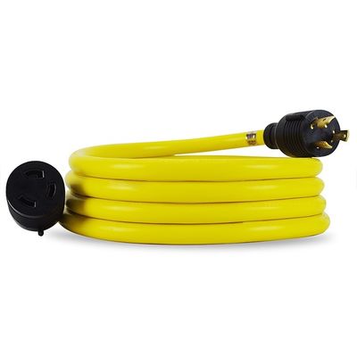 ETL καταχωρισμένο 3 άκρων 30 Amp γεννήτρια καλώδιο 25 πόδια βαρύ φορτίο NEMA L5-30P/L5-30R 10 Gauge 125V SJTW κλειδαριά γεννήτρια καλώδιο επέκτασης
