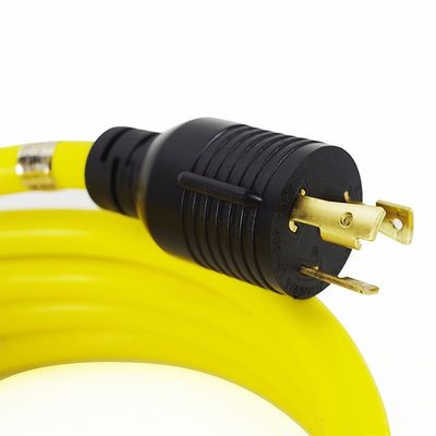 ETL καταχωρισμένο 3 άκρων 30 Amp γεννήτρια καλώδιο 25 πόδια βαρύ φορτίο NEMA L5-30P/L5-30R 10 Gauge 125V SJTW κλειδαριά γεννήτρια καλώδιο επέκτασης