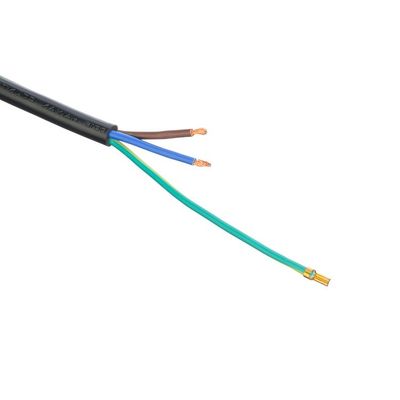 16A IEC 60320 C13 Clover Connector Μαύρο Ιταλικό Πρότυπο H05VV-F 3x0.75MM2 Σωλήνας επέκτασης Γείωση Σώμα Γείωση