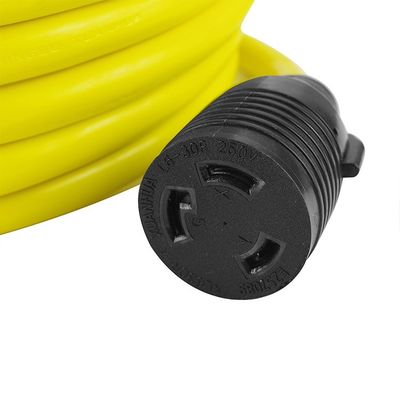 30Amp 3750 Watt 25 πόδια βαρύ φορτίο NEMA L6-30P/6-30R 3 άκρη 10 Γεννήτρια μεγέθους κλειδώματος καλώδιο επέκτασης με οργανωτή καλωδίου