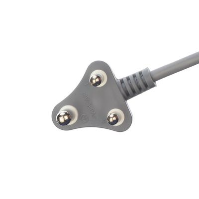 450v H05VV-F 3X0.75MM2 3 φάσης πλέγμα καλώδιο ηλεκτρικής ενέργειας για τη Νότια Αφρική SABS Grey Free Oxygen Bared Stranded Copper