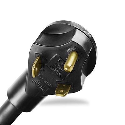 30Amp Heavy Duty RV Extension Cord 10 AWG ETL 50ft TT-30P έως TT-30R με LED δείκτη και εύκολο σχεδιασμό αποσύνδεσης