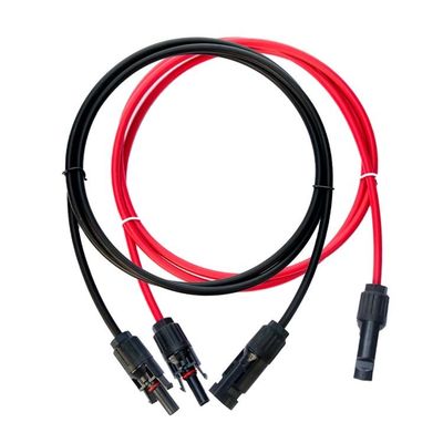 XLPO Μόνωση 3M DC Ηλιακό καλώδιο επέκτασης 1X4mm2 με PV004 Άνδρας και Γυναίκα Φωτοβολταϊκούς συνδετήρες κλάδου 40 P Χαλκό αγωγός