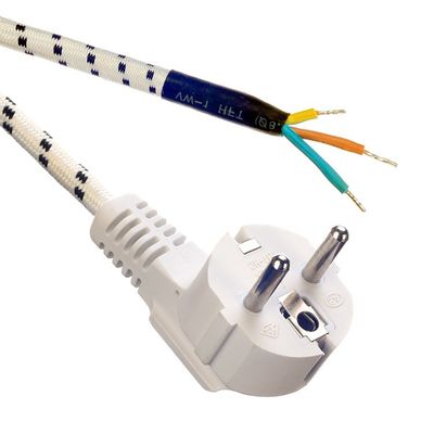 Απομόνωση από PVC/καουτσούκ VDE Standard 16A/250V Power Cord Extension Cord για οικιακές συσκευές