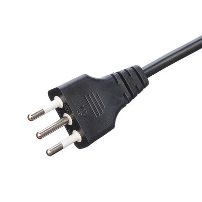 3 Pin 16A Plug C13 Connector Black Italia Standard Extension Cord Leads IMQ Power Cord Ιταλικό καλώδιο ηλεκτρικής ενέργειας για γείωση