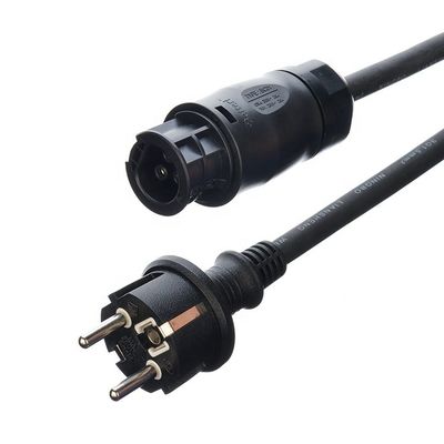 16A/250V Δυνατότητα ρεύματος/τάσης H07RN-F 3X1.5MM2 καλώδιο καουτσούκ Schuko Plug IP44 έως BC05