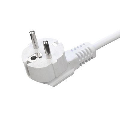 Λευκό αδιάβροχο 3 άκρο H05VV-F/H05RR-F/H05RN-F 3x1.5MM2 Καλώδιο επέκτασης VDE Εγκρίθηκε τέλειο για καταναλωτικά ηλεκτρονικά
