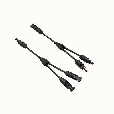 1x4mm2 Κουπέρ XLPO XLPE ΦΒ καλώδιο Y διαχωριστικό 1 Μεταφορά 2 με PV004 συνδετήρα Θέρμανση UV Res Jacket TUV Εγκρίθηκε