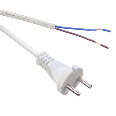 Πιο υψηλή βαθμολογία SNI Standard 10A 2 Pin Prong H05vvh2 f 2x0.75mm2 καλώδιο τροφοδοσίας εναλλασσόμενου ρεύματος για τις οικιακές συσκευές κουζίνας