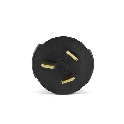 20A Κατηγοριοποιημένο ρεύμα NEMA 14-30P έως 10-50R 30 Amp αρσενικό σύμπλεγμα σε 50 Amp θηλυκό προσαρμογέα δέκτη για γεννήτρια συγκόλλησης στεγνωτήρα