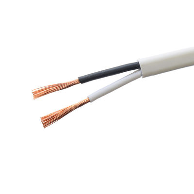 300/300V Κατηγορία VDE Εγκριθείσα 2 πυρήνες 2x16/0.2mm H03VVH2-F Χωρίς οξυγόνο Χαλκό Slim ευέλικτο καλώδιο ρεύματος για LED επίπεδο καλώδιο