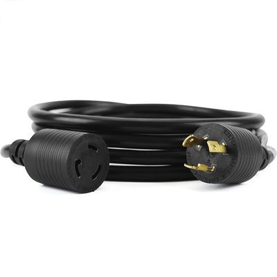 NEMA L5-20P έως L5-20R 30 Amp έως 15/20 Amp Οικιακός συνηθισμένος σύνδεσμος εισόδου Μετατρέψτε το καλώδιο επέκτασης για προσαρμογέα γεννήτριας