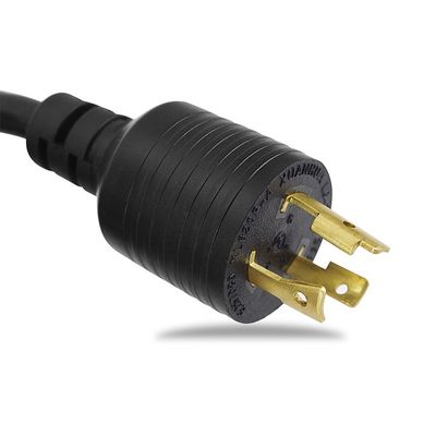 Στροφή κλειδαριού L6-20P 20AMP Συναγερμός με NEMA 6-20R ή 6-15R Εισάκτη ETL Παρατηρείται 3FT καλώδιο επέκτασης Διάτακτη καλώδιο για γεννήτριες