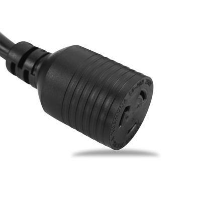 Στροφή κλειδαριού L6-20P 20AMP Συναγερμός με NEMA 6-20R ή 6-15R Εισάκτη ETL Παρατηρείται 3FT καλώδιο επέκτασης Διάτακτη καλώδιο για γεννήτριες