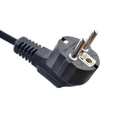 ΒΔΕ Πιστοποιημένο EU Standard Cee7/7 Euro Power Cord 1.5mm με C13 Κατάλληλο για ανθεκτικό υπολογιστή