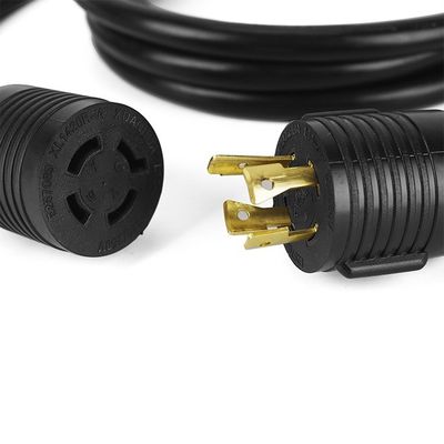 Βαρύ φορτίο NEMA L14-20P/R Κλειδώματος Twist Lock 20 Amp 125/250V 4 Wire Grounding Industrial Grade Extension Cord για γεννήτρια